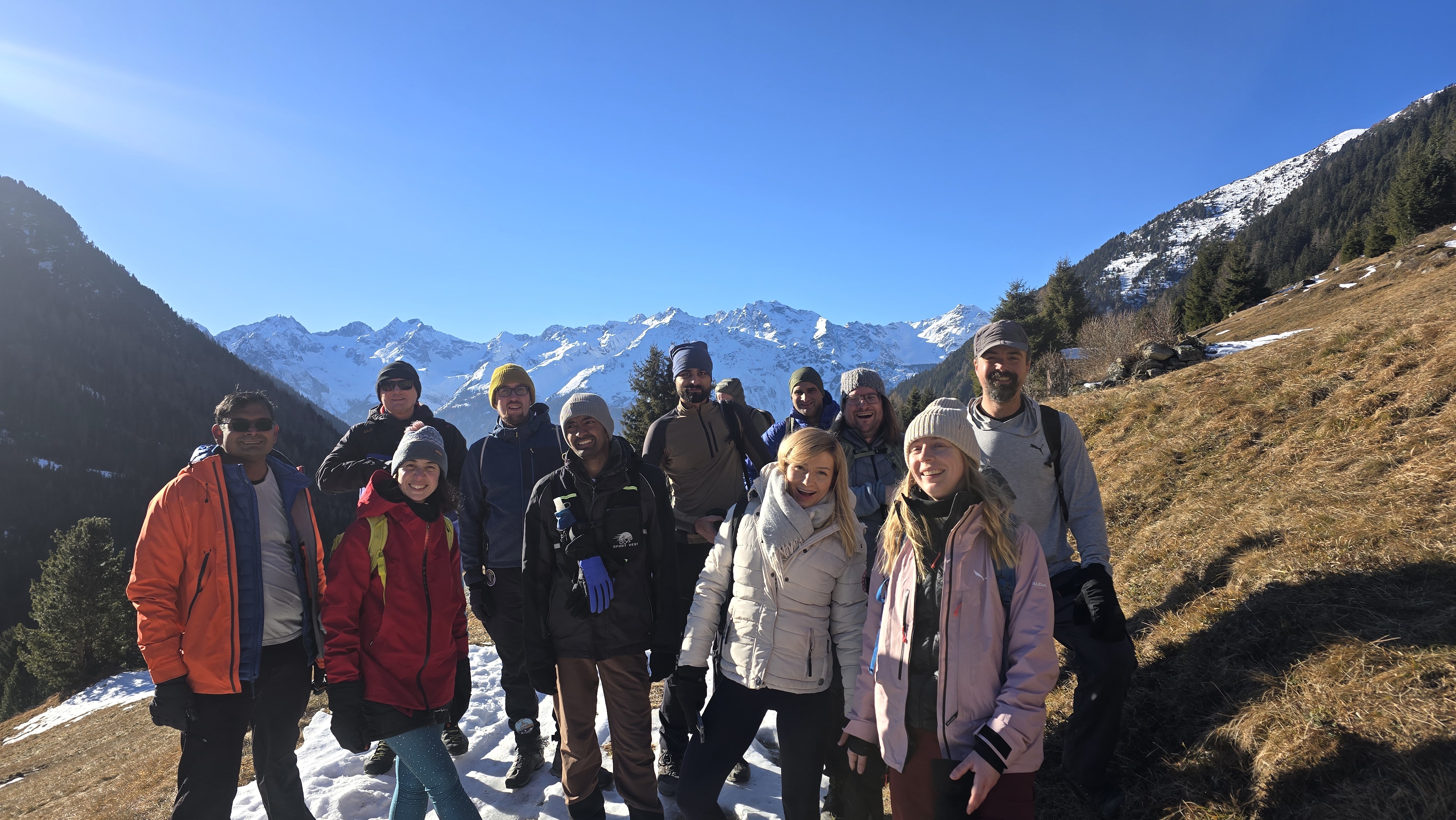 Hiking Buddies group in the mountains